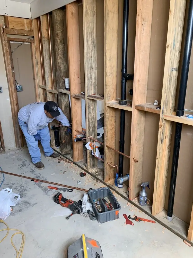 Commercial rough-in plumbing for Water Heater Replacement in Quinnipiac